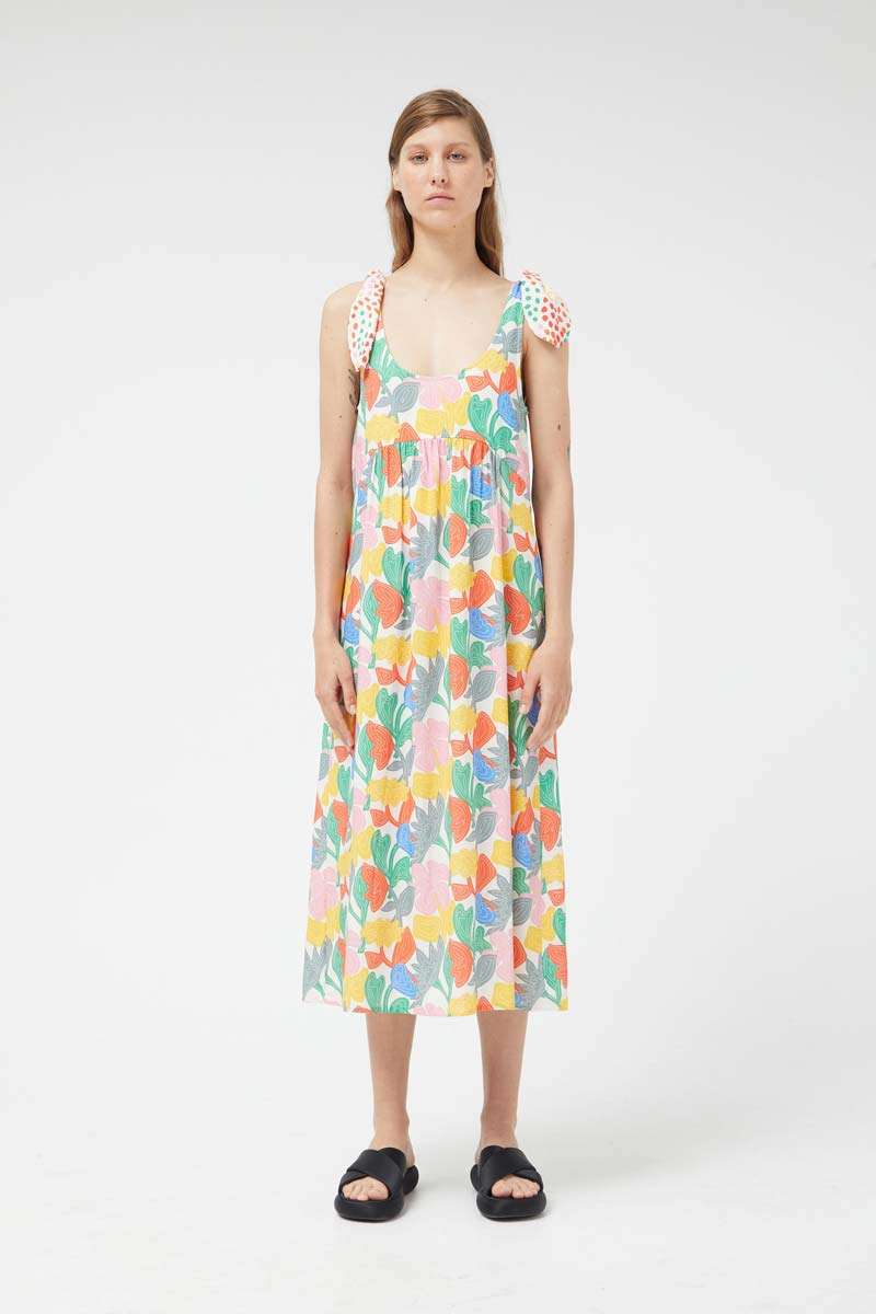 Florere floral midi dress  