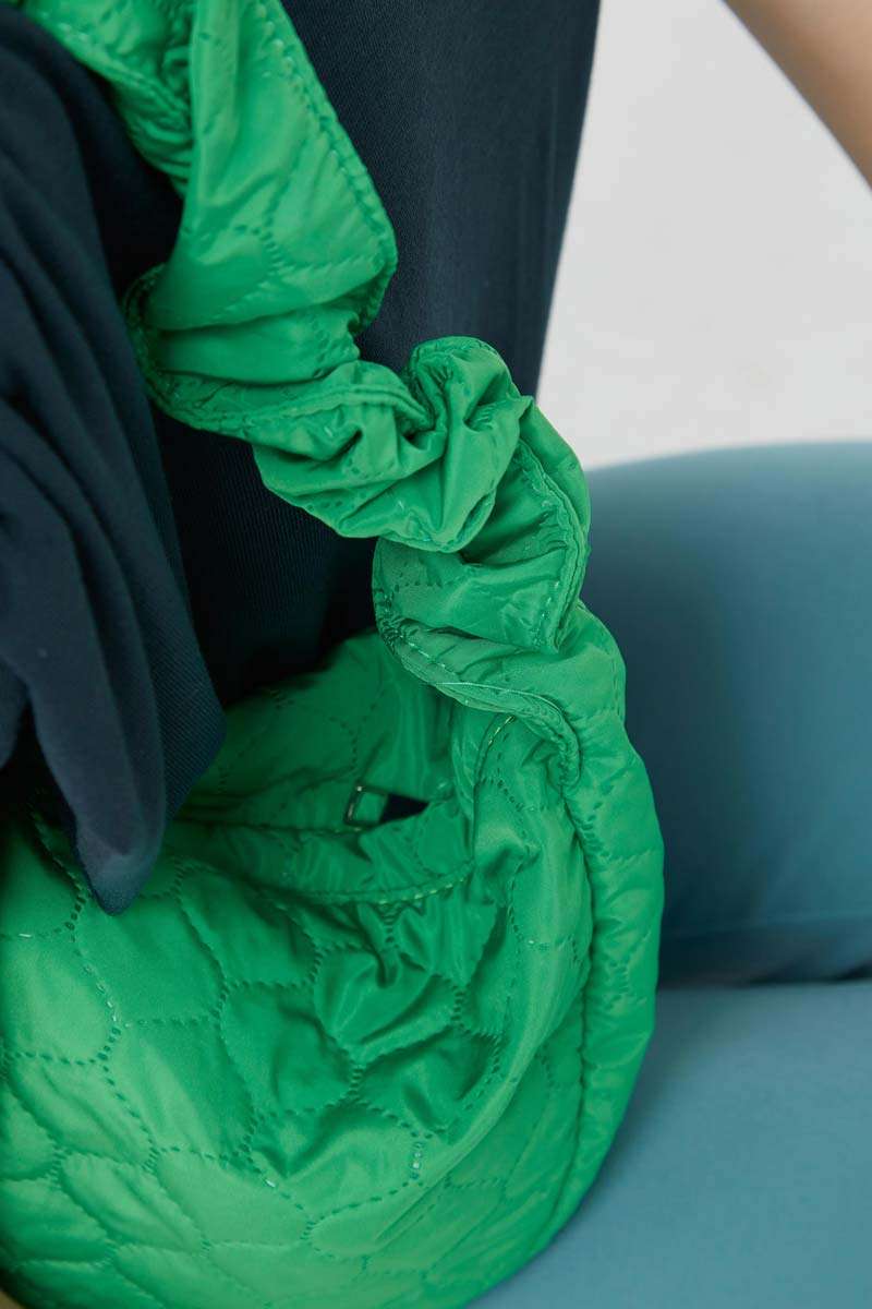 Πράσινη Καπιτονέ Τσάντα Ώμου  